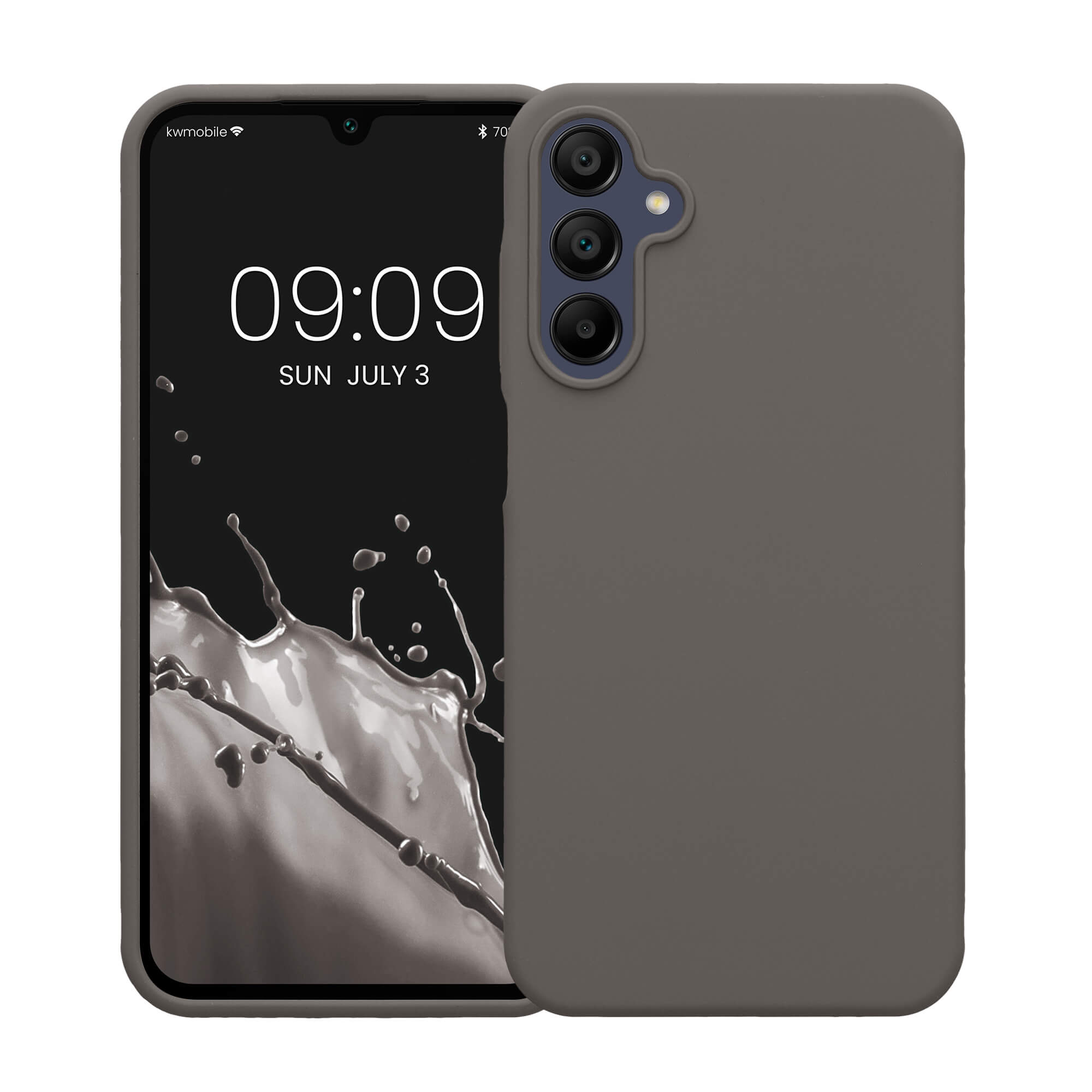 KW Samsung Galaxy A15 4G / A15 5G Θήκη Σιλικόνης Rubberized TPU - Stone Dust