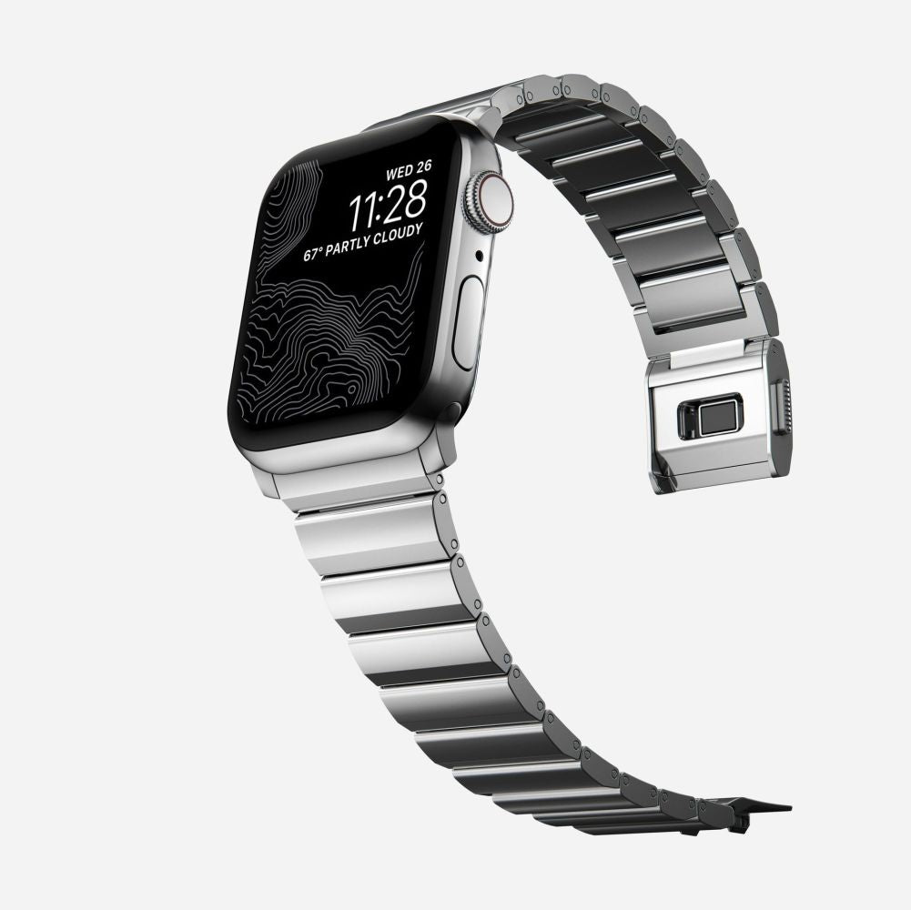 Tech - Protect Λουράκι Apple Watch 4/5/6/7/8/9/10/11 - SE (1/2/3) - ULTRA (1/2/3) - 44/45/46/49mm SteelBand από Ανοξείδωτο Ατσάλι - Silver