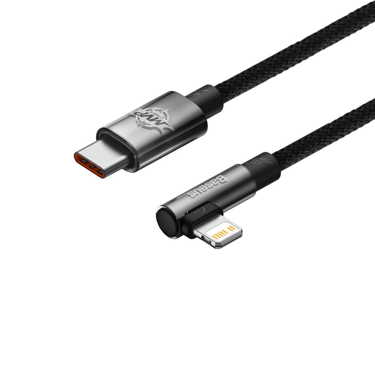 Baseus MVP 2 Elbow Cable 20W - Καλώδιο Δεδομένων και Φόρτισης Type - C to Lightning 1M - Black - CAVP000201