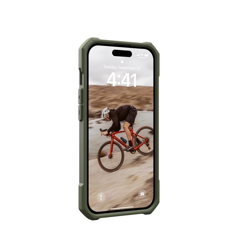 UAG iPhone 15 Essential Armor MagSafe Θήκη Σιλικόνης TPU με MagSafe - Olive Drab