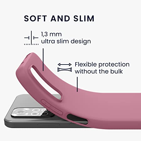 KW Xiaomi Redmi Note 11 / Redmi Note 11S Θήκη Σιλικόνης TPU - Rusty Rose - 57368.167