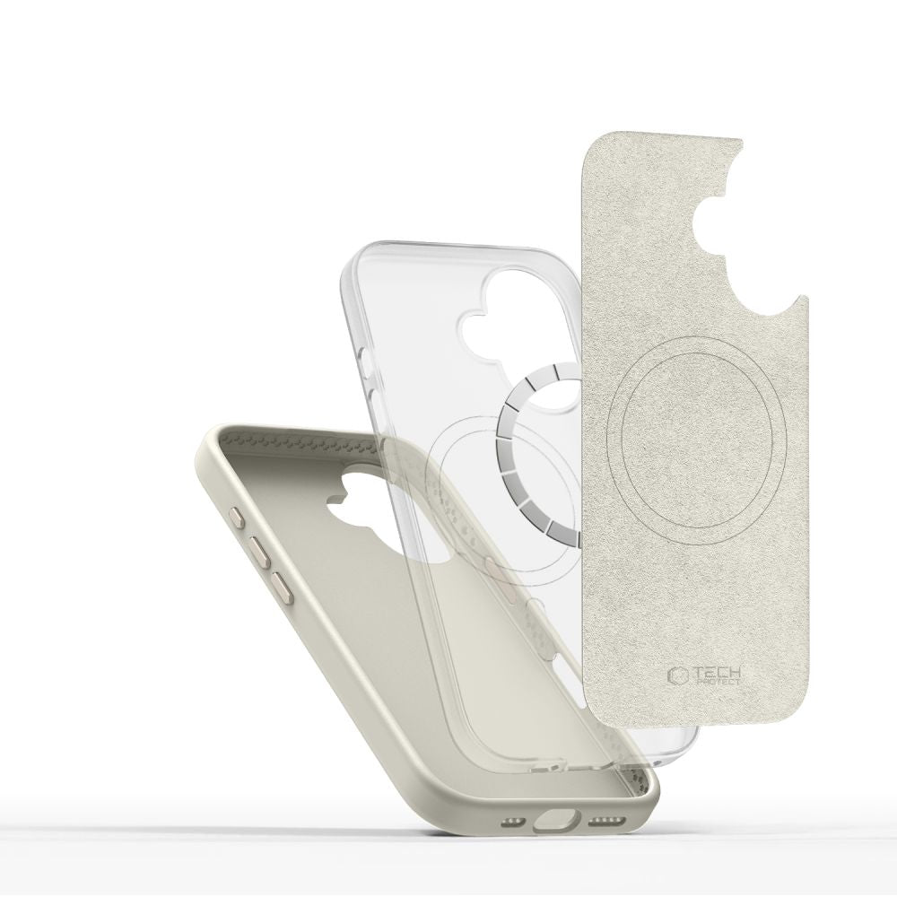 Tech - Protect iPhone 16 Silicone Pure Θήκη Σιλικόνης TPU με MagSafe - Cosmic Latte
