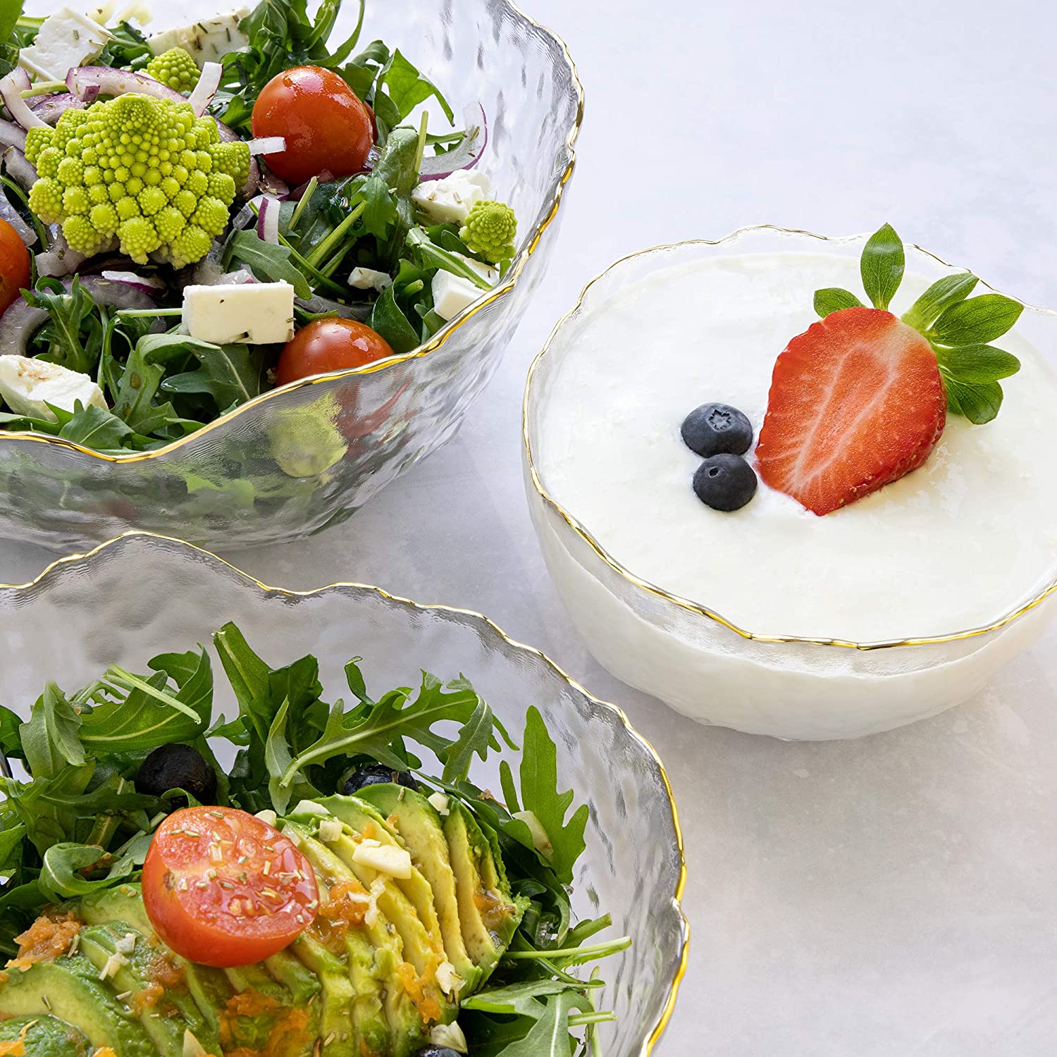 Navaris Σετ με 3 Γυάλινα Μπολ σε Διαφορετικό Μέγεθος - 53568.21