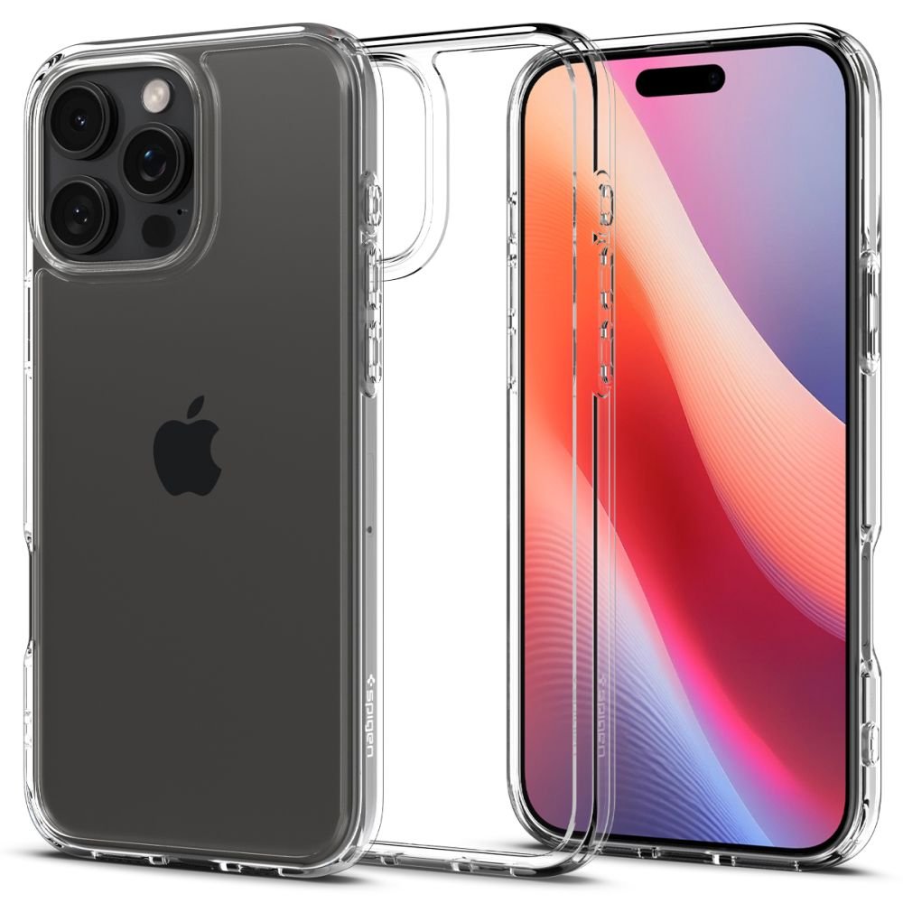 Spigen iPhone 16 Pro Max Ultra Hybrid Σκληρή Θήκη με Πλαίσιο Σιλικόνης - Crystal Clear