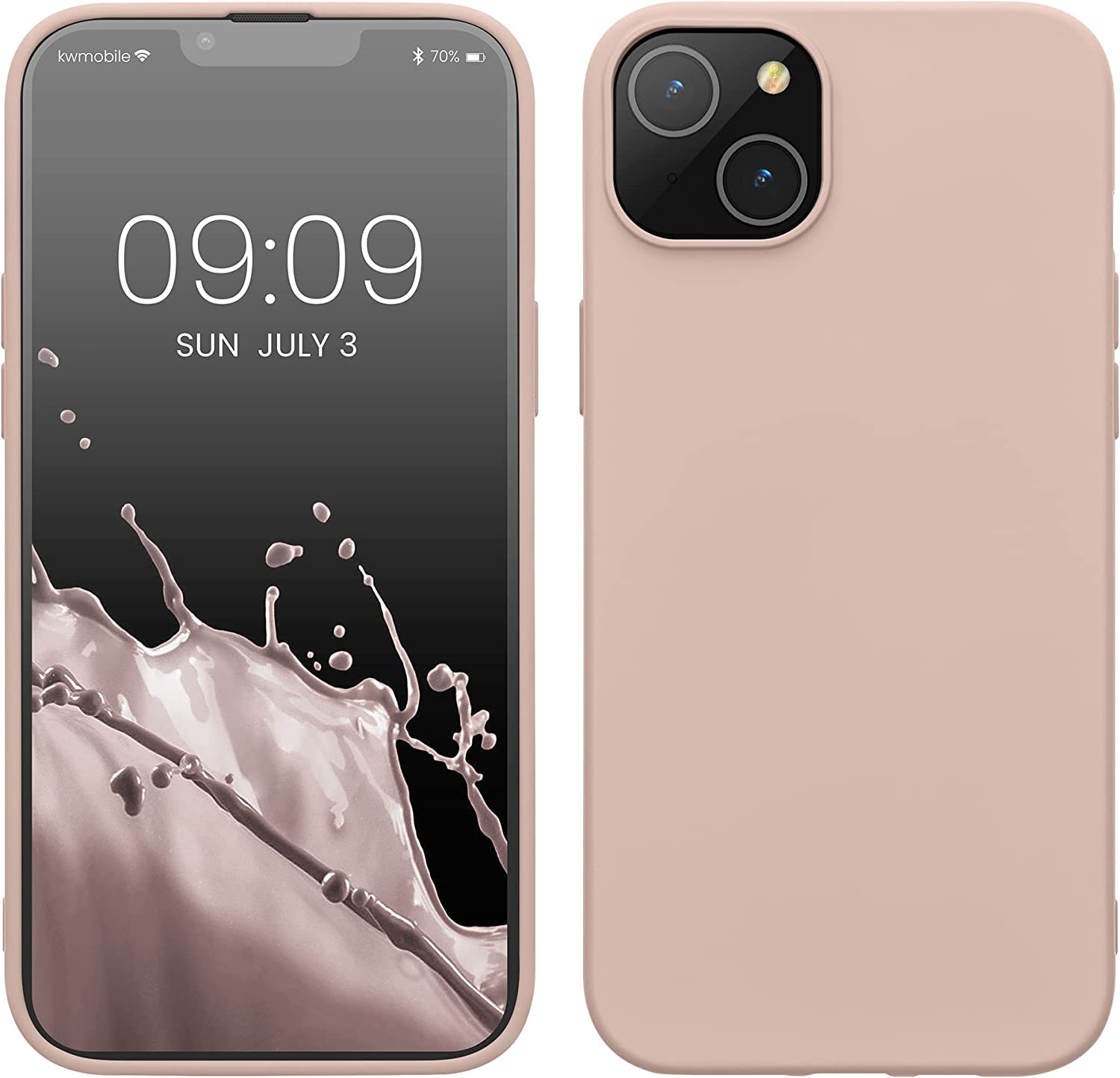 KW iPhone 14 Plus Θήκη Σιλικόνης Rubberized TPU - Coconut Swirl - 59080.225