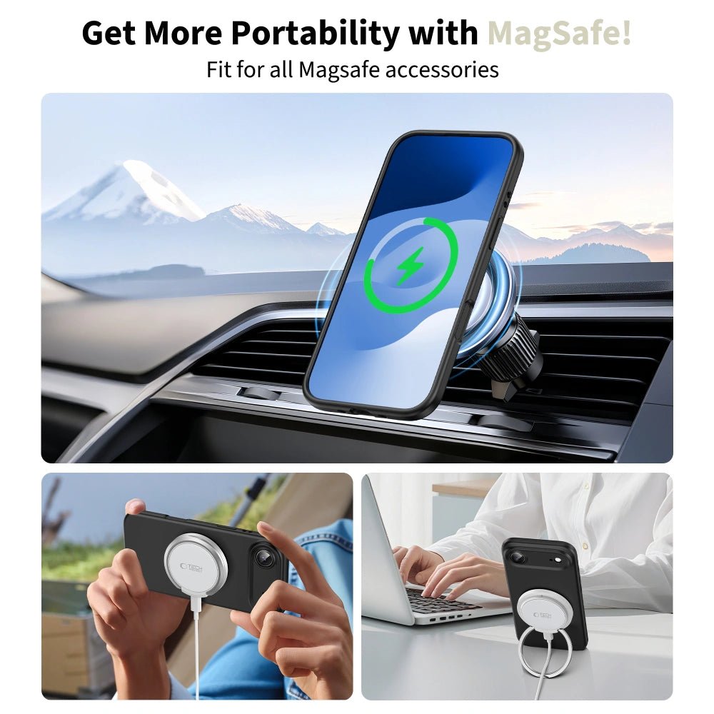 Tech - Protect iPhone Air Silicone MagSafe - Θήκη Σιλικόνης TPU - Black