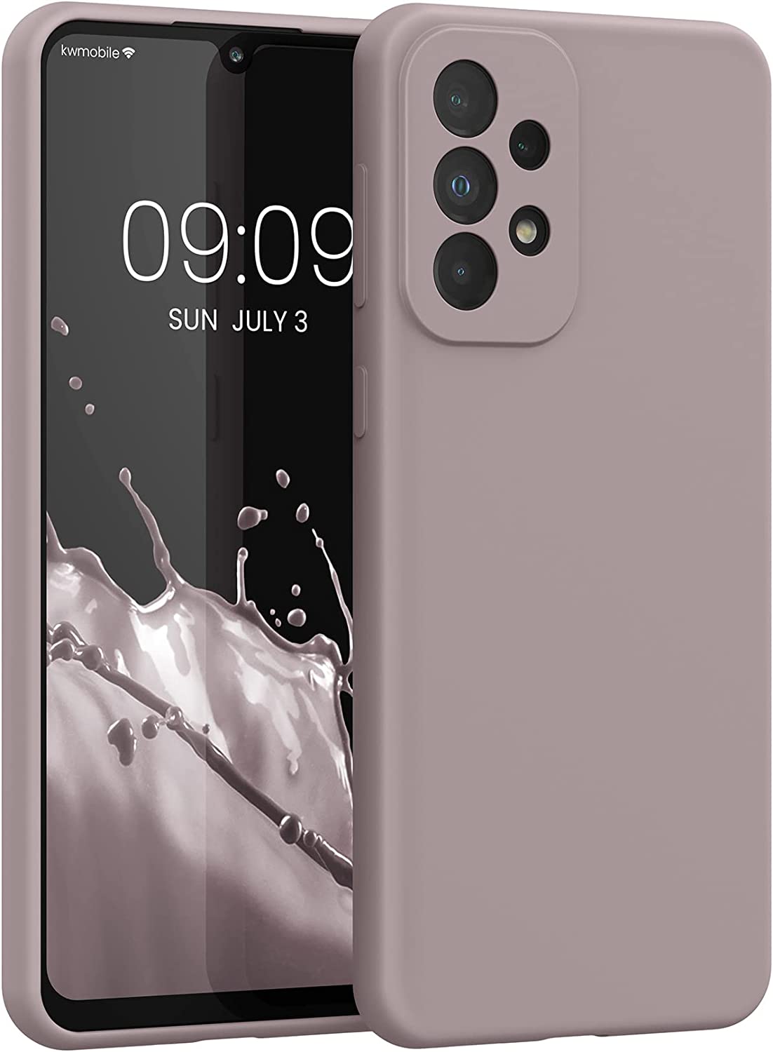KW Samsung Galaxy A33 5G Θήκη Σιλικόνης Rubberized TPU - Purple Cloud - 57833.192