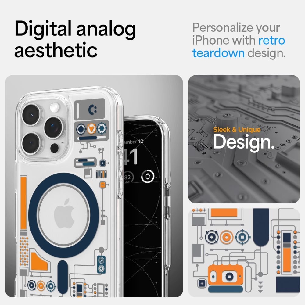 Spigen Cyrill iPhone 16 Pro Max Ultra Hybrid Mag Σκληρή Θήκη με Πλαίσιο Σιλικόνης με MagSafe - Analogue