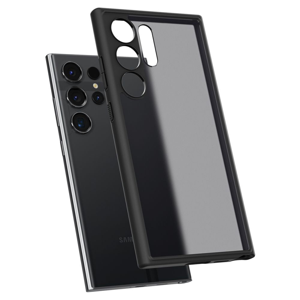 Spigen Samsung Galaxy S24 Ultra Σκληρή Θήκη με Πλαίσιο Σιλικόνης Ultra Hybrid - Frost Black