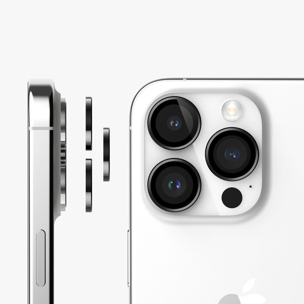Ringke iPhone 15 Pro Lens Frame Glass Αντιχαρακτικό Γυαλί για την Κάμερα - Black