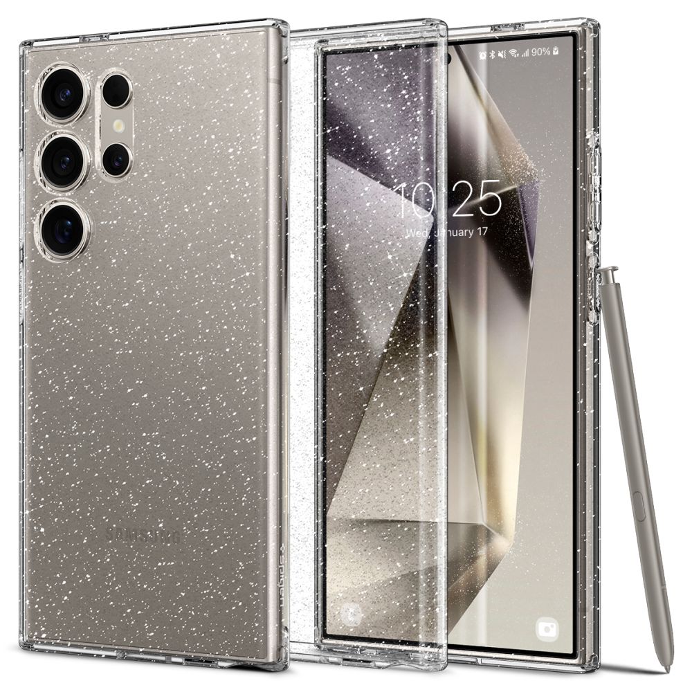 Spigen Samsung Galaxy S24 Ultra Liquid Crystal Θήκη Σιλικόνης - Glitter Crystal