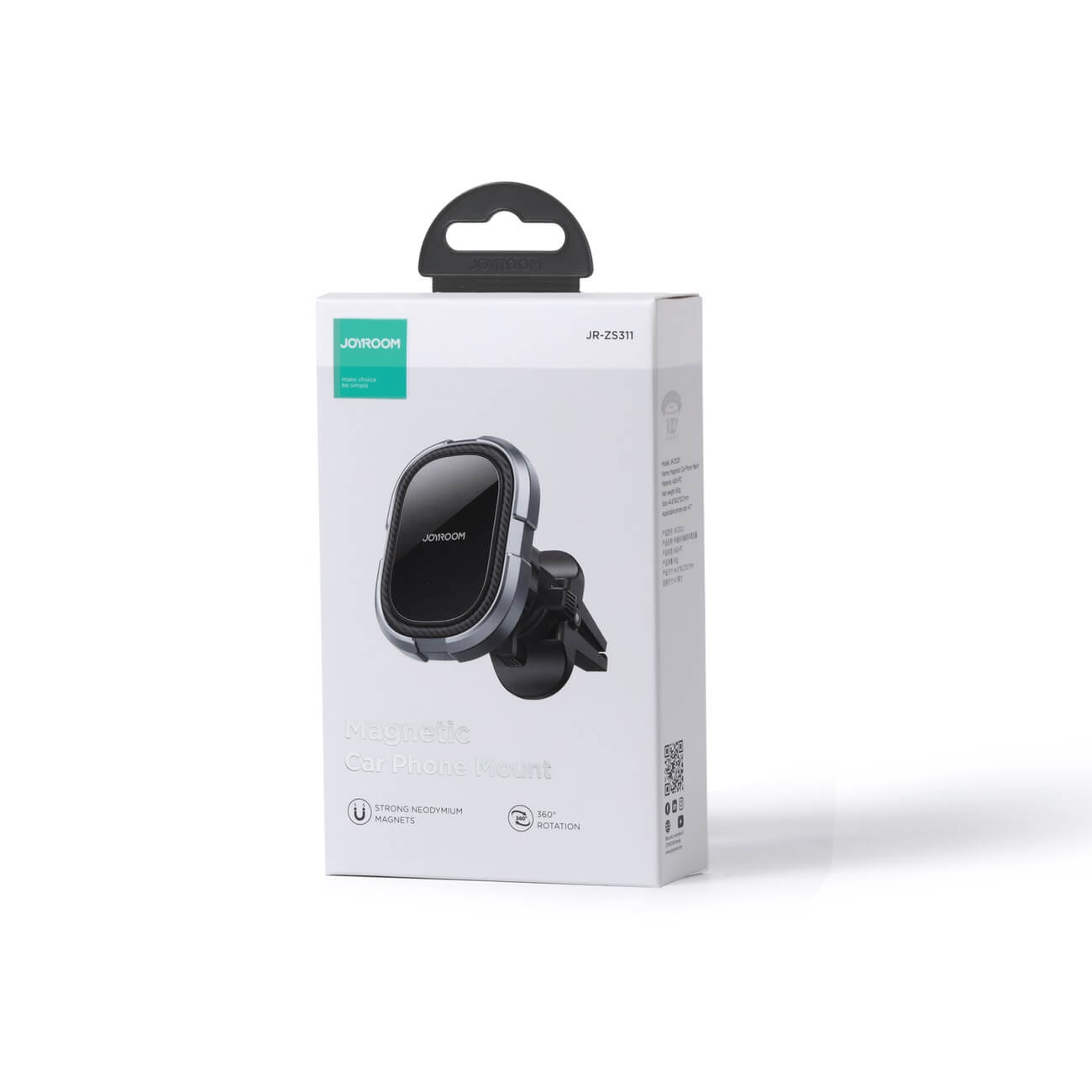 Joyroom Universal Μαγνητική Βάση Αυτοκινήτου Αεραγωγού - Grey - JR - ZS311