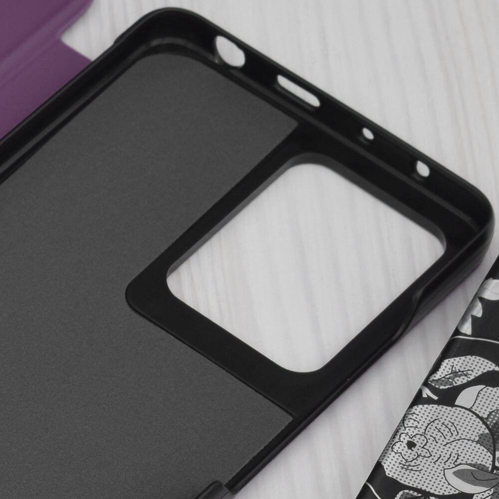 Techsuit Xiaomi Redmi Note 12 Pro / Poco X5 Pro 5G eFold Series Θήκη Βιβλίο - Purple