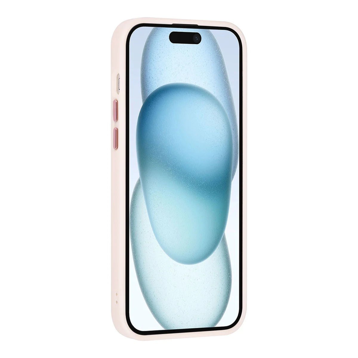 Tuniq iPhone 15 Plus / 14 Plus - MagSafe Σκληρή Θήκη με Πλαίσιο Σιλικόνης - Ροζ Ματ / Διάφανη
