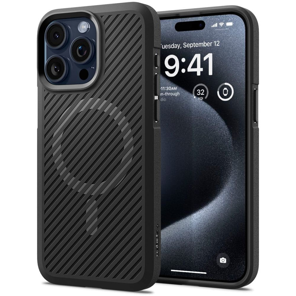 Spigen iPhone 15 Pro Max Core Armor Mag Θήκη TPU με MagSafe - Matte Black