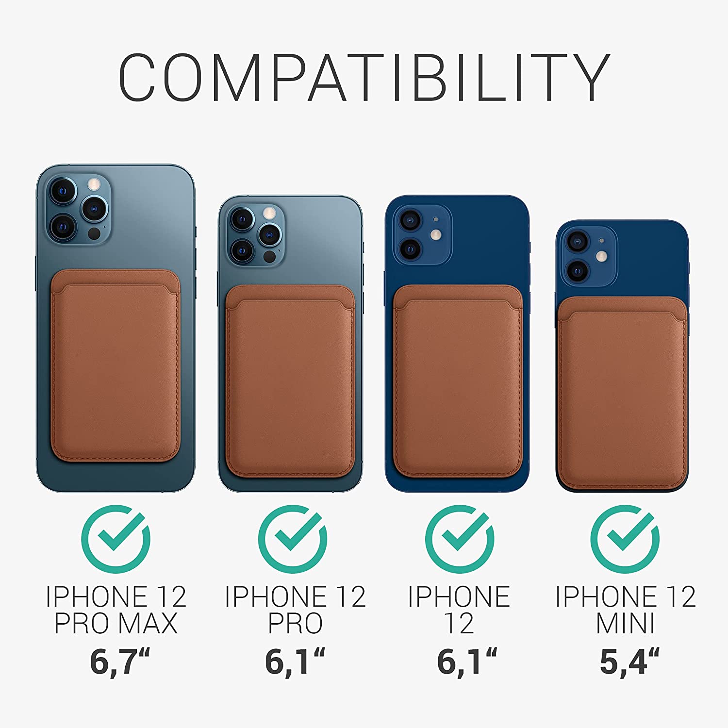 KW iPhone Θήκη από Συνθετικό Δέρμα για Πιστωτικές Κάρτες - Yellow - 54606.06