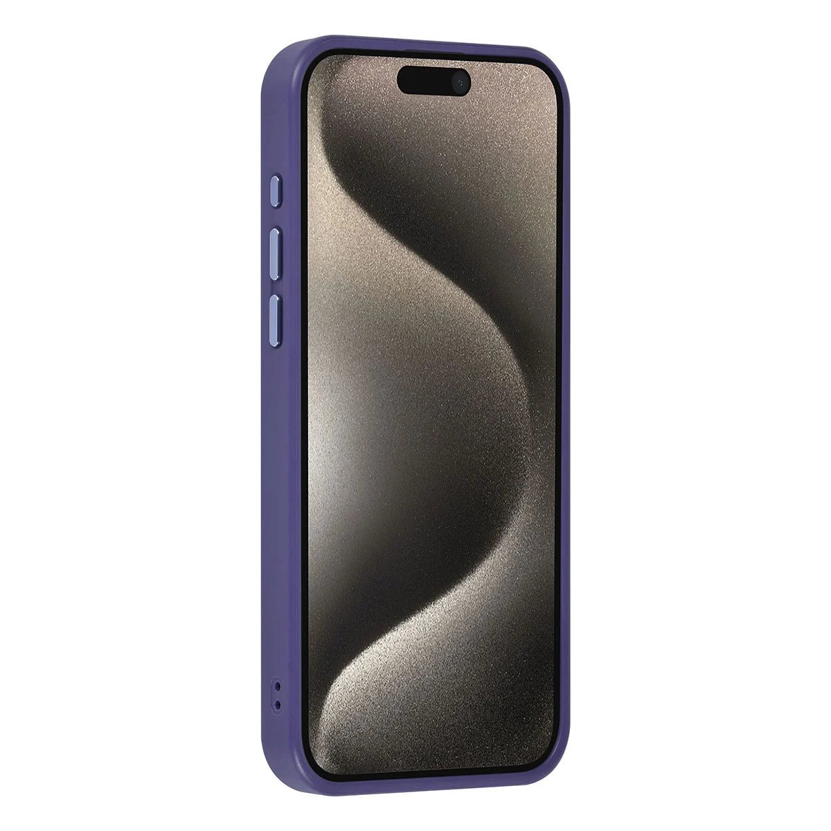 Tuniq iPhone 15 Pro Max - MagSafe Σκληρή Θήκη με Πλαίσιο Σιλικόνης - Μοβ / Διάφανη
