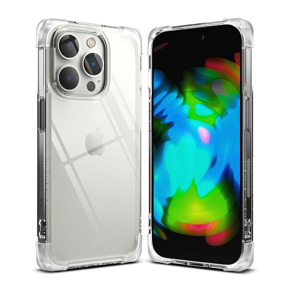 Ringke iPhone 14 Pro Fusion Bumper Σκληρή Θήκη με Πλαίσιο Σιλικόνης - Διάφανη