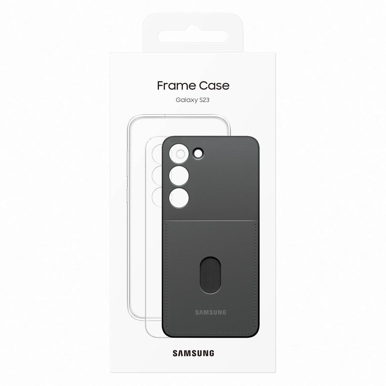 Samsung Frame Cover Samsung Galaxy S23 Σκληρή Θήκη με Πλαίσιο Σιλικόνης - Black - EF - MS911CBEGWW
