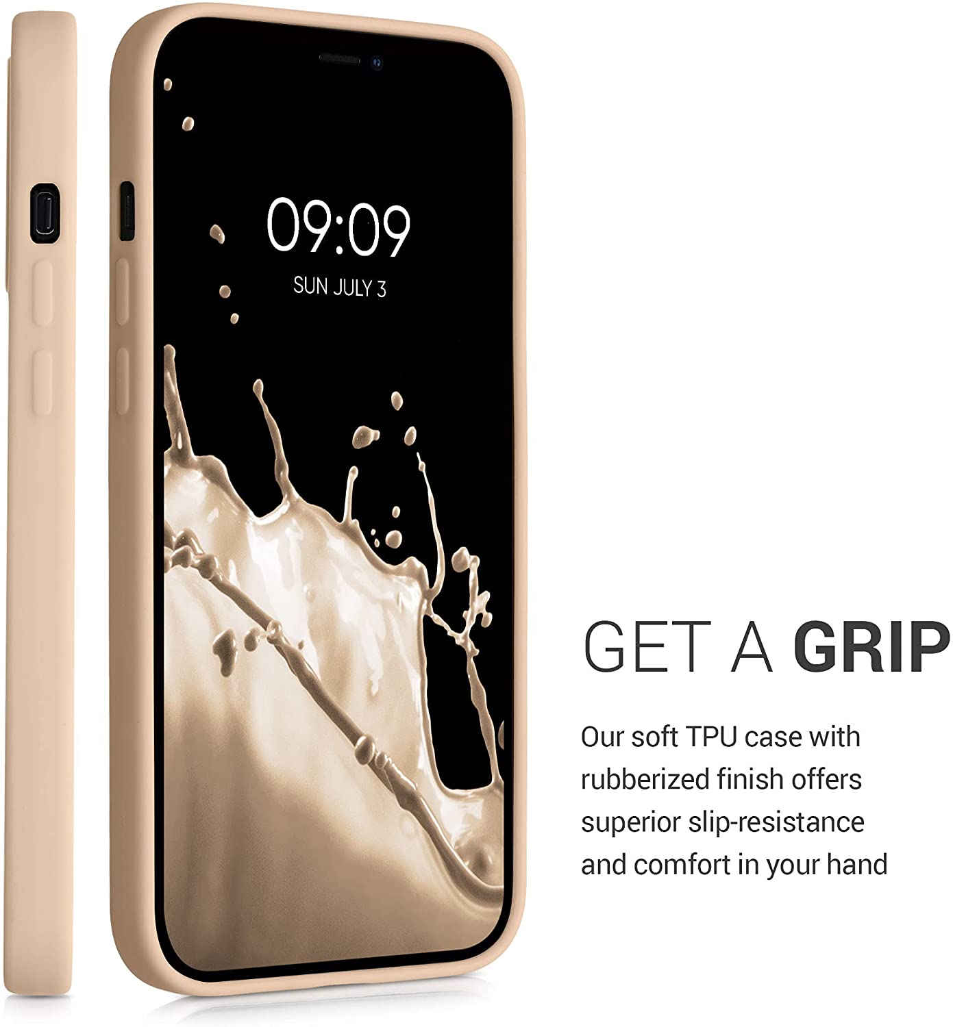 KW iPhone 12 Pro Max Θήκη Σιλικόνης TPU - Mother Of Pearl - 54514.154