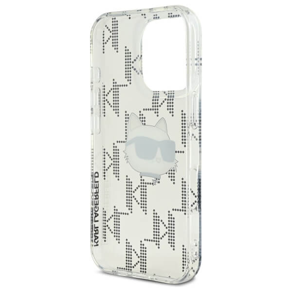 Karl Lagerfeld iPhone 16 Pro - IML Choupette Head Electroplated - Σκληρή Θήκη με Πλαίσιο Σιλικόνης - Διάφανη - KLHCP16LHKLPCHT
