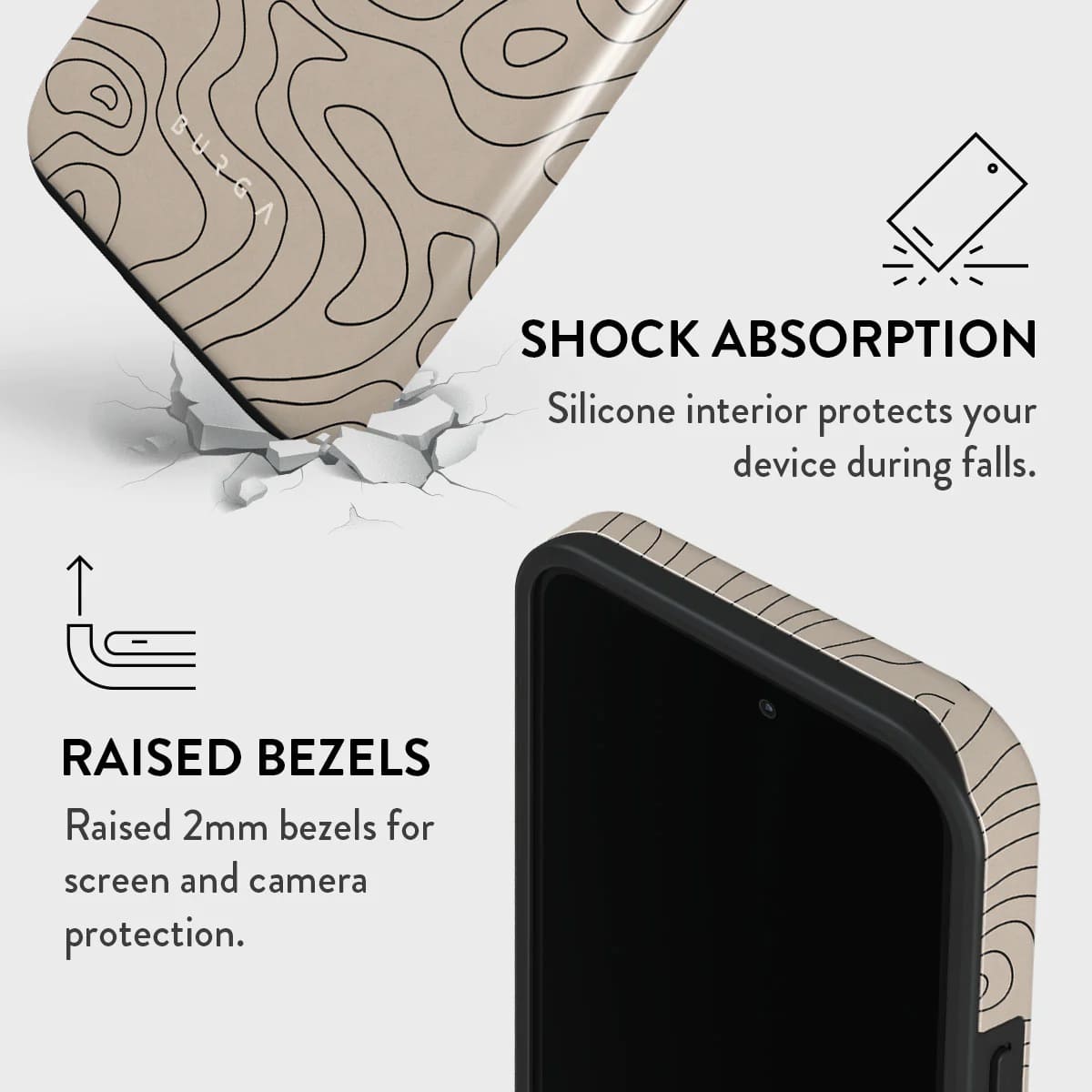 Burga iPhone 15 Pro Fashion Tough MagSafe Σκληρή Θήκη με MagSafe - Wild Terrain