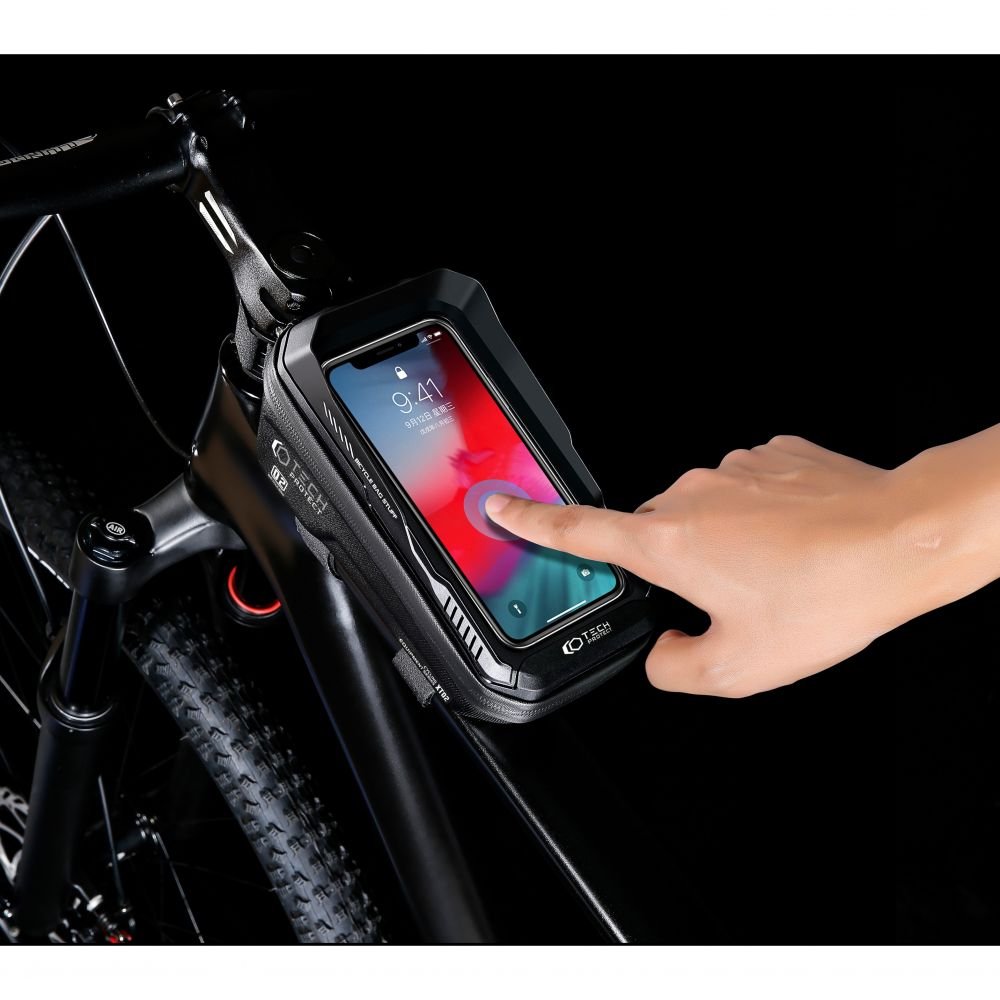 Tech - Protect XT2 Bike Front Storage Bag - Universal Τσάντα Αποθήκευσης για Ποδήλατο 1L - Black