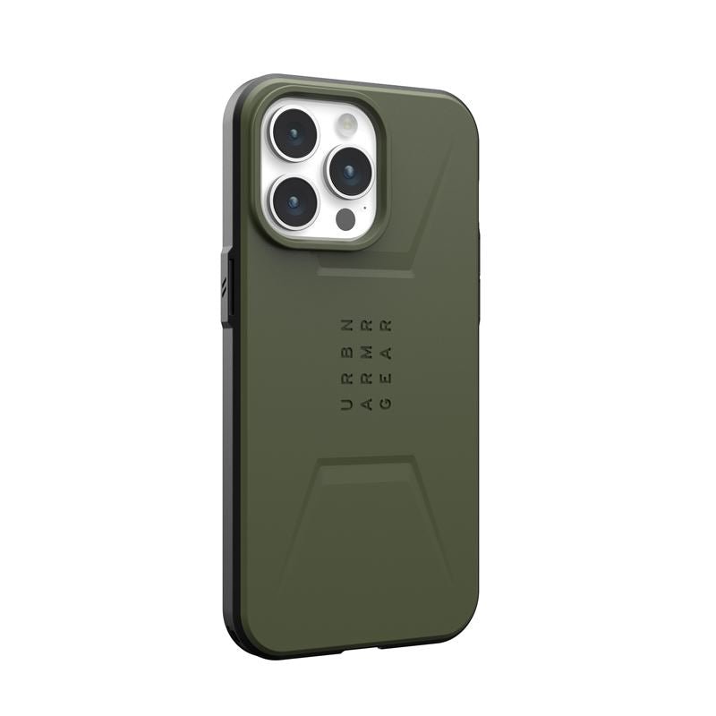 UAG iPhone 15 Pro Max Civilian MagSafe Σκληρή Θήκη με MagSafe - Olive Drab