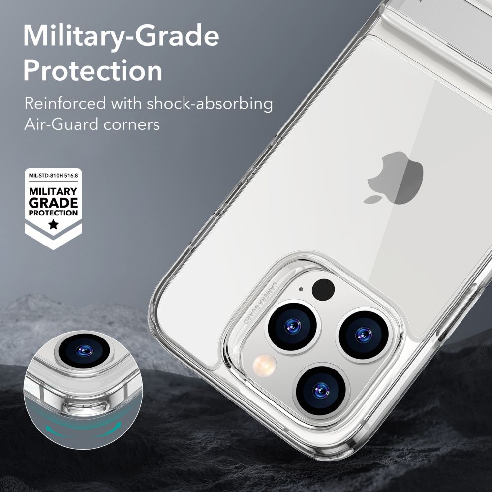 ESR iPhone 14 Pro Air Shield Boost Θήκη Σιλικόνης με Stand - Διάφανη