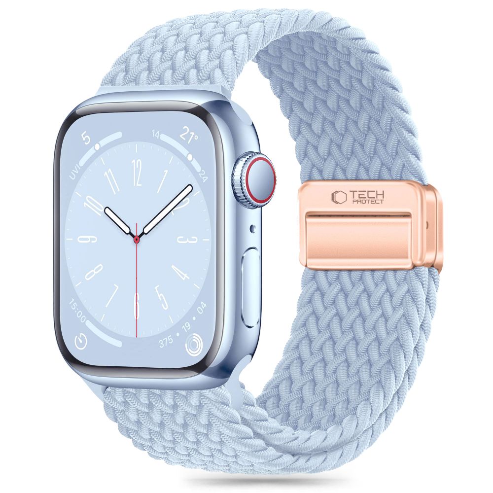 Tech - Protect Λουράκι Apple Watch 4/5/6/7/8/9/10/11 - SE (1/2/3) - ULTRA (1/2/3) - 44/45/46/49mm NylonMag - Baby Blue