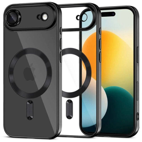 Tech - Protect iPhone Air MagFlex - Θήκη Σιλικόνης TPU με MagSafe - Διάφανη / Shiny Black