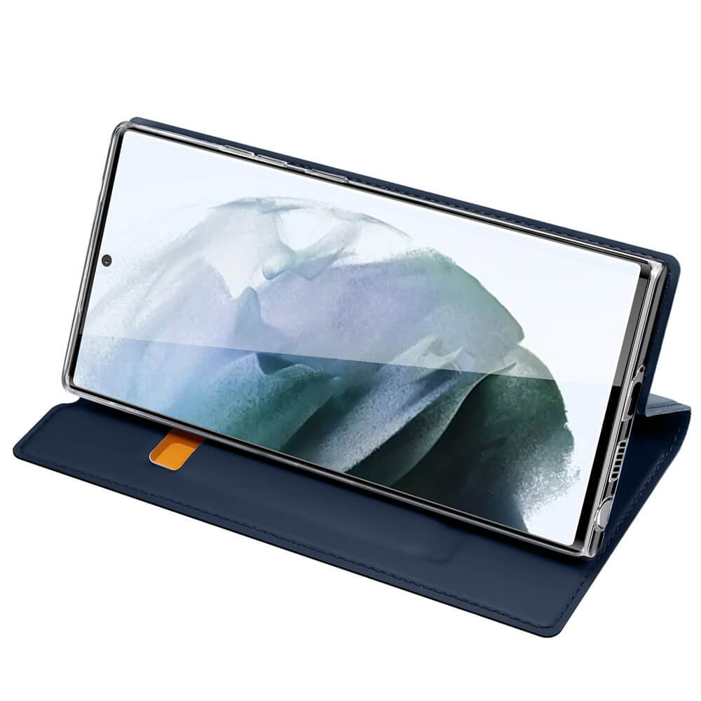 Dux Ducis Samsung Galaxy S22 Ultra Flip Stand Case Θήκη Βιβλίο - Blue