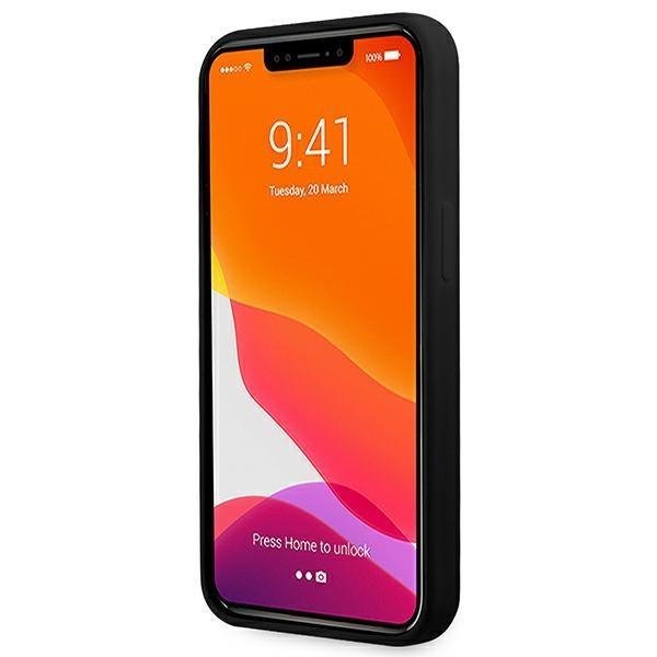 Guess iPhone 13 Pro Silicone 4G Logo Θήκη Σιλικόνης - Black - GUHCP13LLS4GGBK