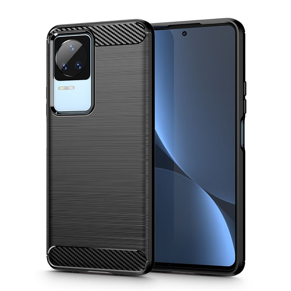 Tech - Protect Xiaomi Poco F4 5G Θήκη Rugged Carbon TPU - Black