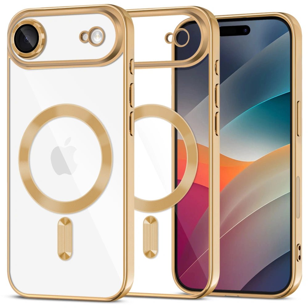 Tech - Protect iPhone Air MagFlex - Θήκη Σιλικόνης TPU με MagSafe - Διάφανη / Shiny Gold