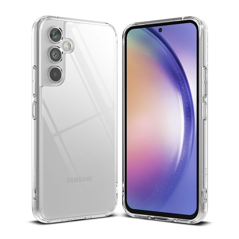 Ringke Samsung Galaxy A54 5G Fusion Σκληρή Θήκη με Πλαίσιο Σιλικόνης - Διάφανη