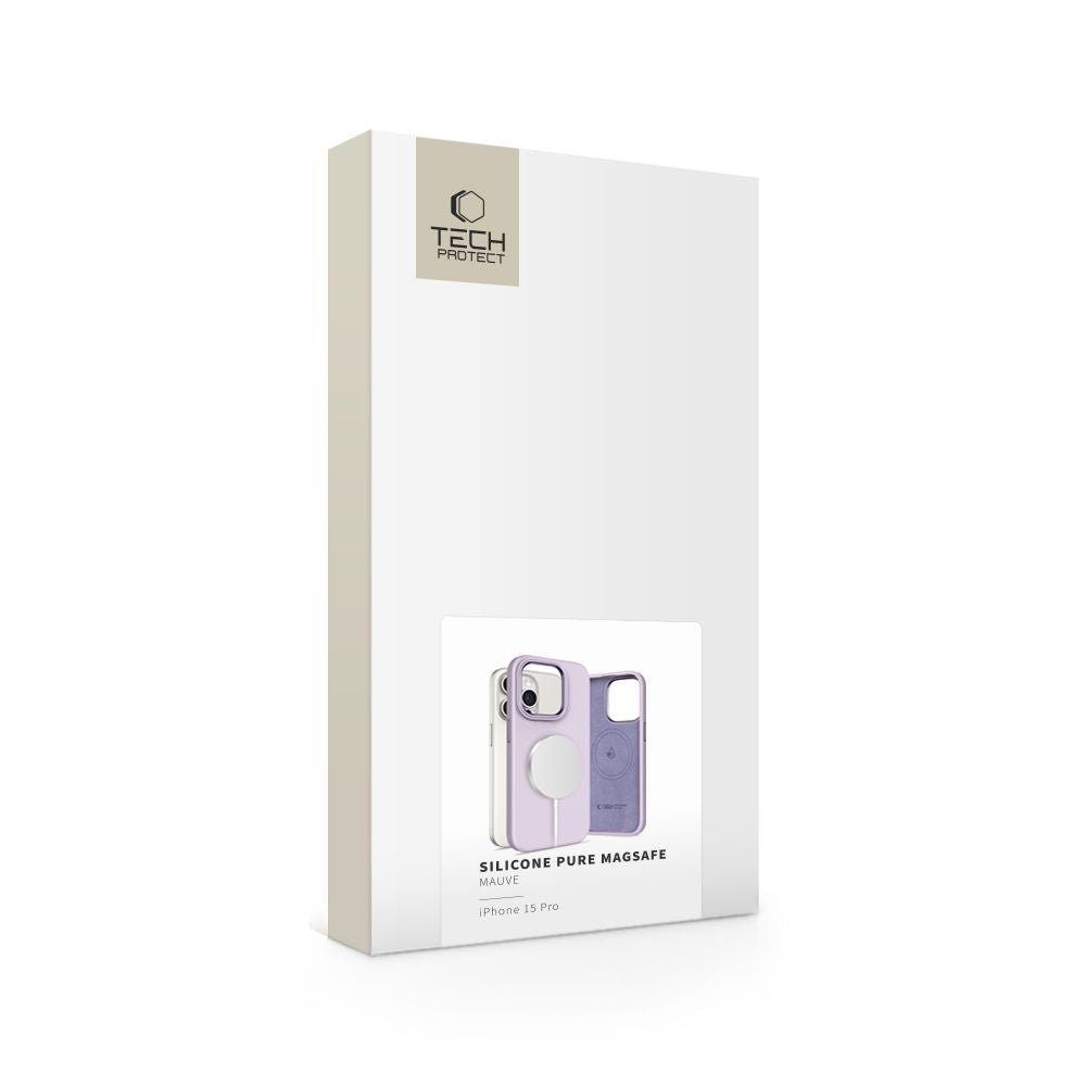 Tech - Protect iPhone 15 Pro Silicone Pure Θήκη Σιλικόνης TPU με MagSafe - Mauve