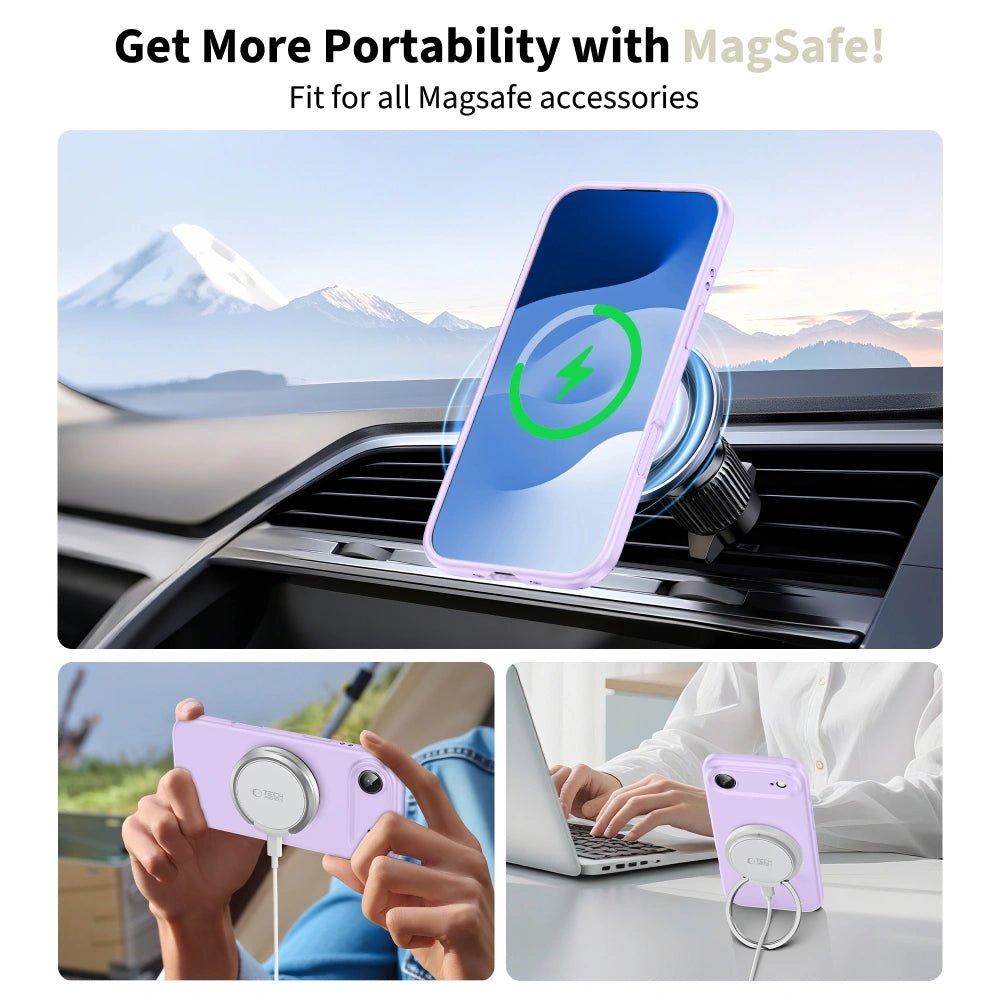 Tech - Protect iPhone Air Silicone MagSafe - Θήκη Σιλικόνης TPU - Mauve