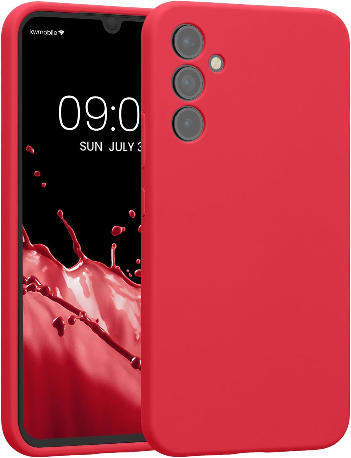 KW Samsung Galaxy A34 5G Θήκη Σιλικόνης Rubber TPU - Awesome Pink - 60807.238