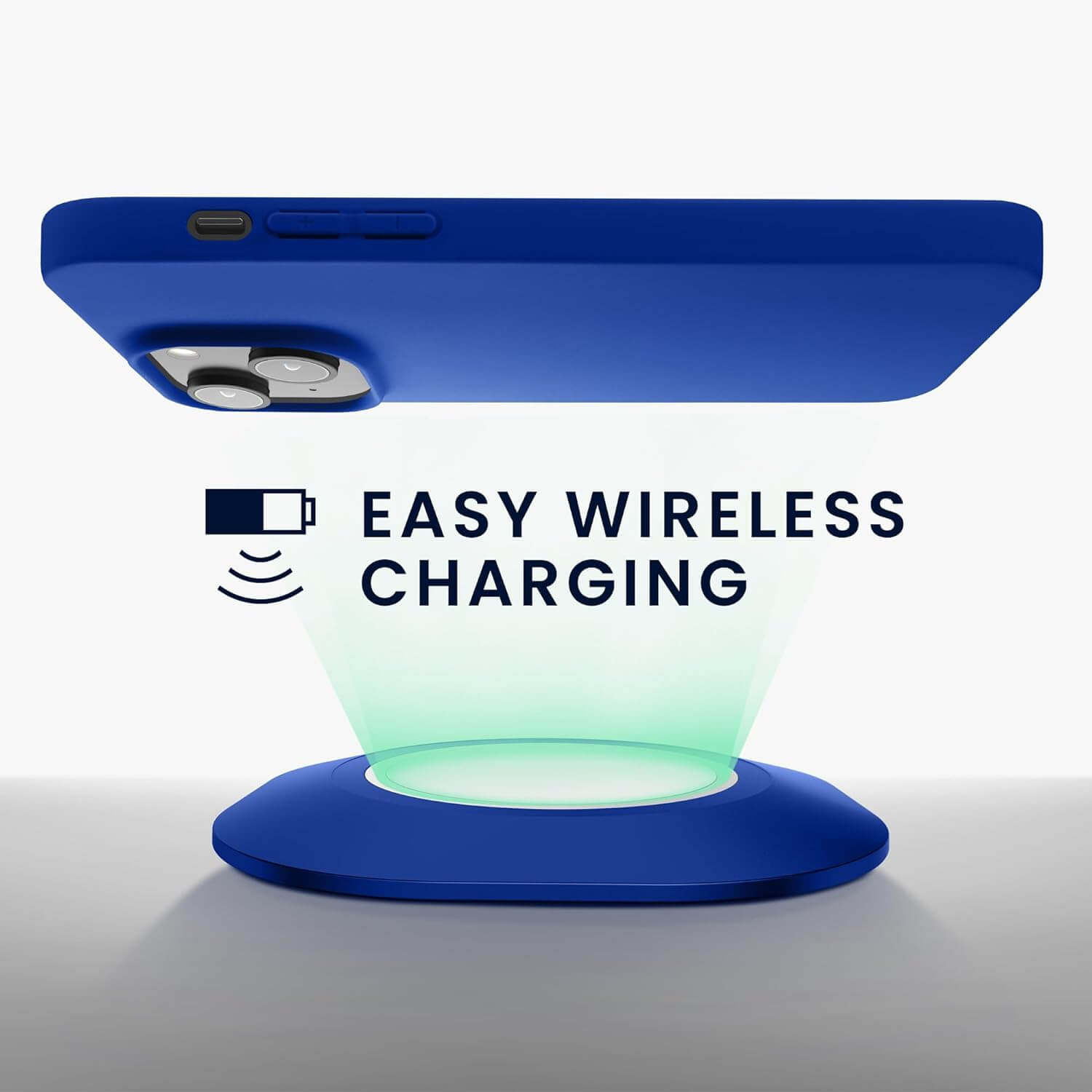 KW iPhone 15 Plus Λεπτή Θήκη Σιλικόνης TPU - Baltic Blue - 61958.134