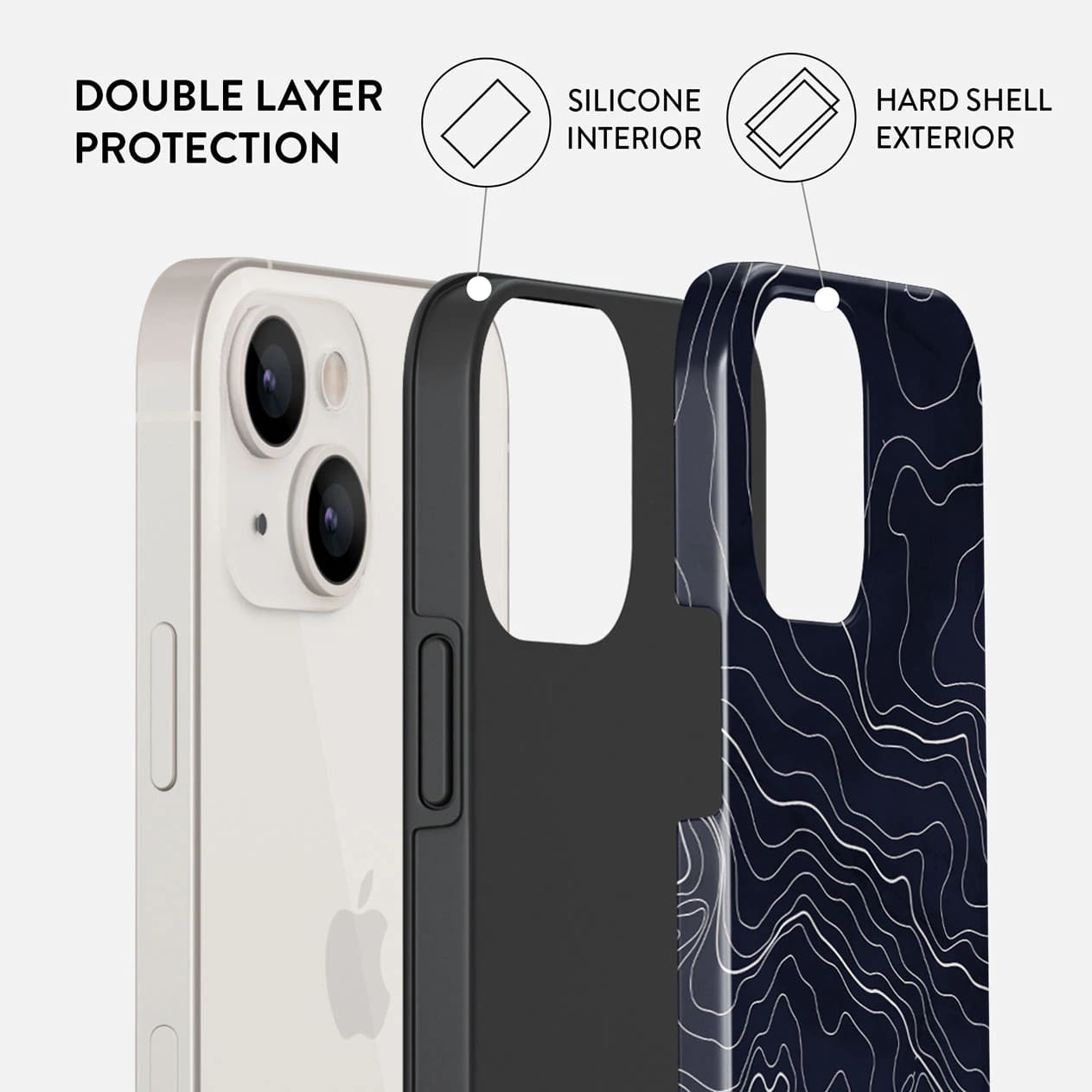 Burga iPhone 13 Fashion Tough Σκληρή Θήκη - Drifting Shores