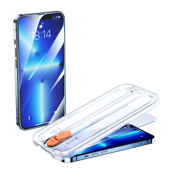 Joyroom iPhone 13 Pro Max 9H Tempered Glass Αντιχαρακτικό Γυαλί Οθόνης με Κιτ Τοποθέτησης - Clear - JR - PF933