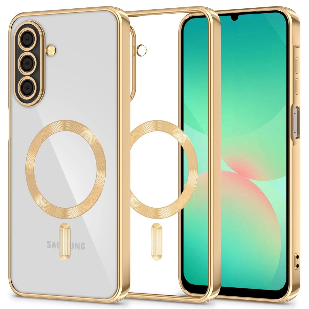Tech - Protect Samsung Galaxy A26 5G MagFlex Θήκη Σιλικόνης TPU με MagSafe - Shiny Gold