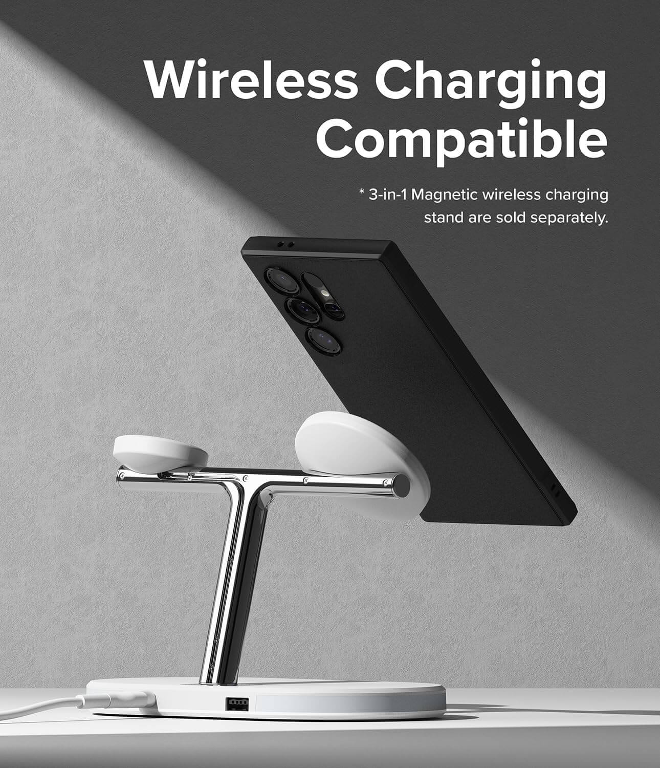 Ringke Samsung Galaxy S24 Ultra - Onyx MagSafe - Θήκη Σιλικόνης - Black