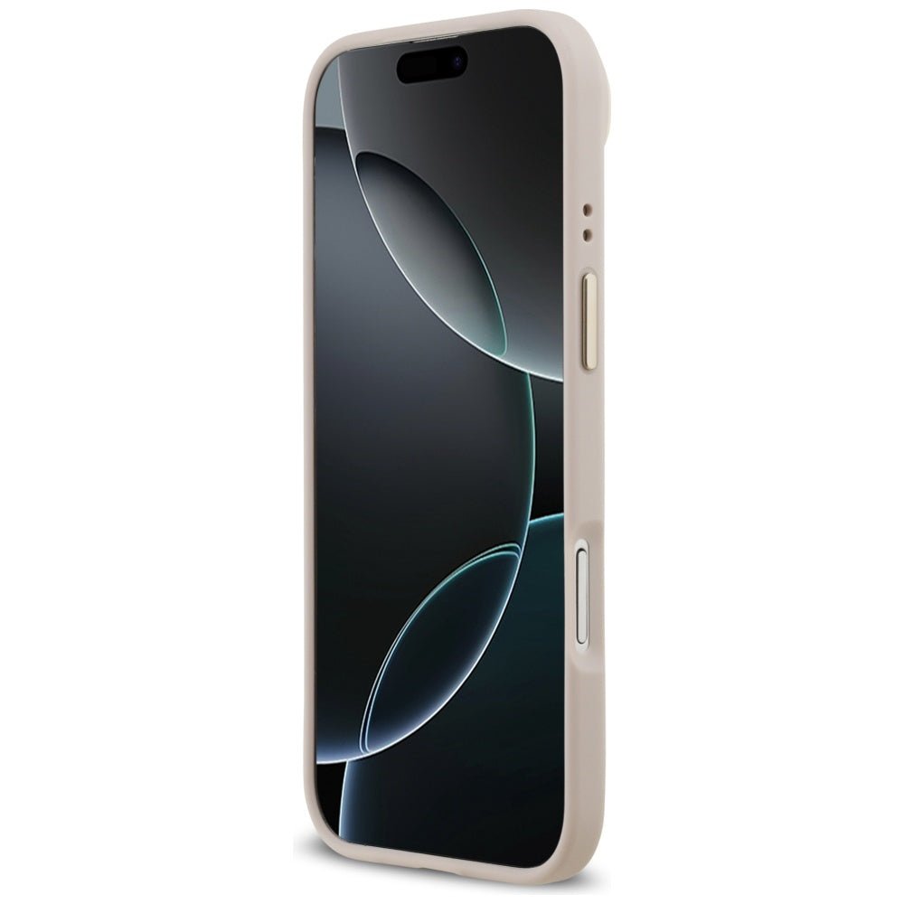 Guess iPhone Air - 4G Stripe MagSafe - Θήκη με Επένδυση Συνθετικού Δέρματος - Pink - GUHMP17MPG4SEMCP