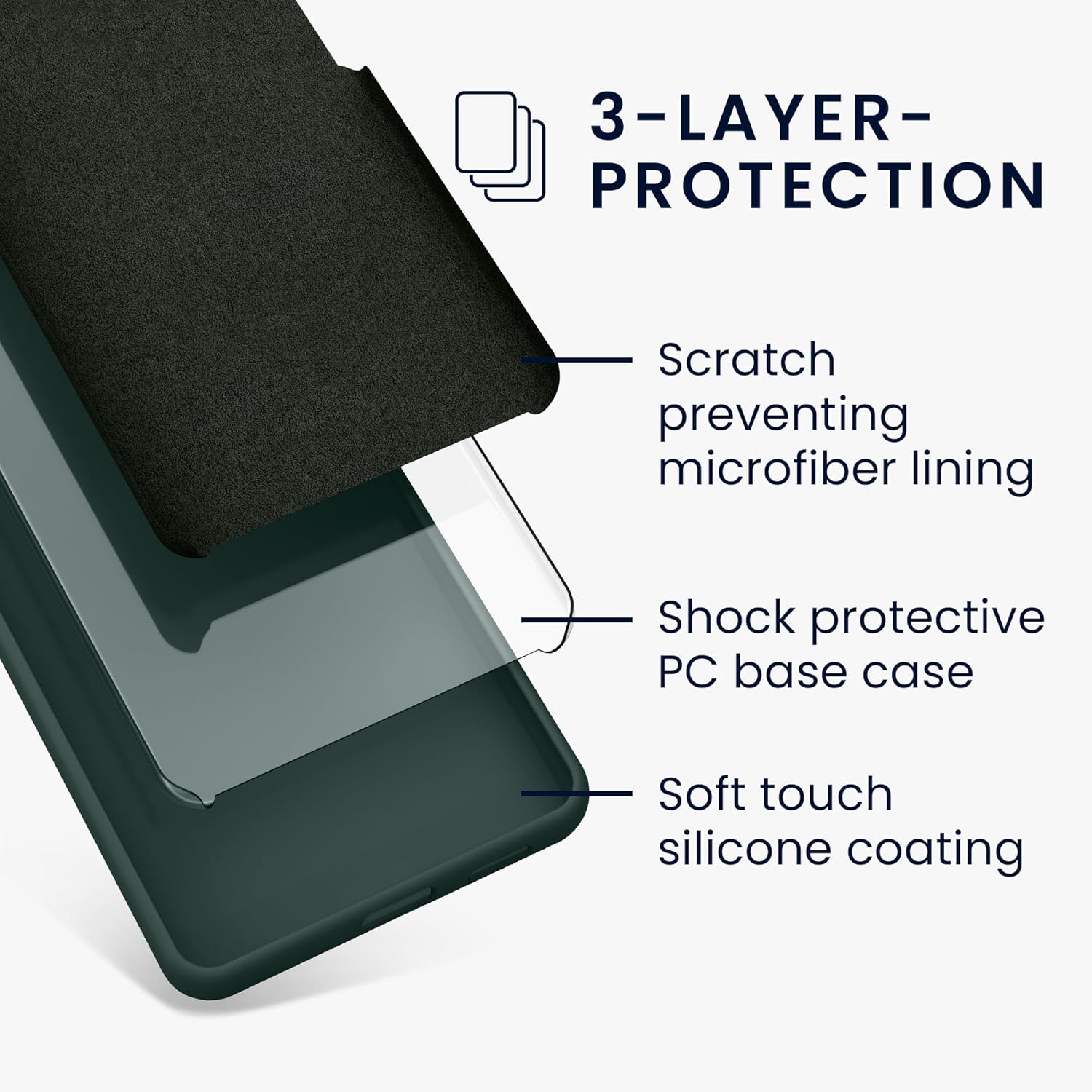 KW Samsung Galaxy S24 Θήκη Σιλικόνης Rubberized TPU - Teal Green