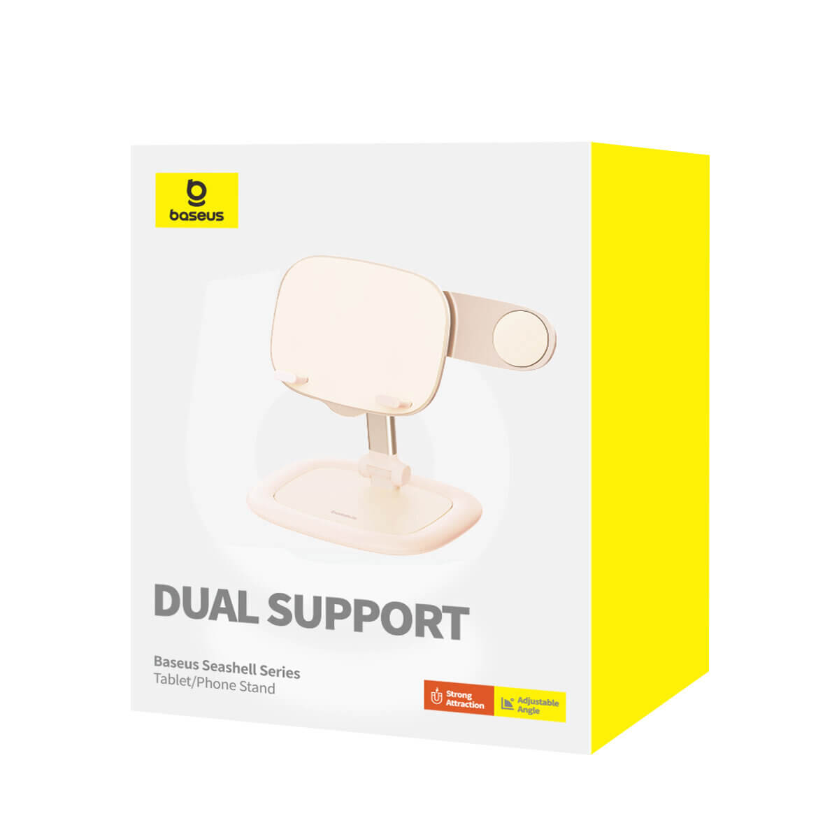 Baseus Seashell Series Ρυθμιζόμενη Βάση Στήριξης Tablet με Πρόσθετη Μαγνητική Βάση Στήριξης Τηλεφώνου - Pink
