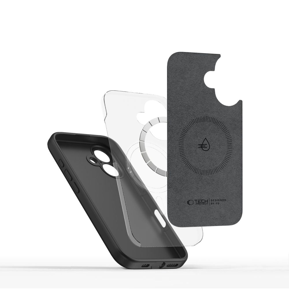 Tech - Protect iPhone 16 Liquid Silicone - MagSafe Θήκη Σιλικόνης TPU - Black