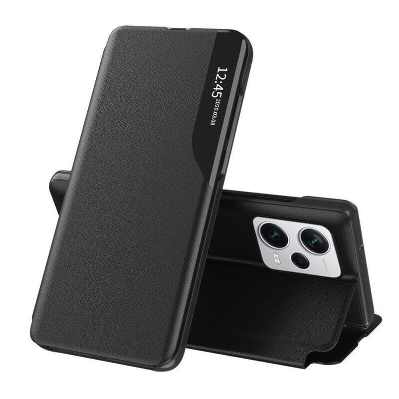 Techsuit Xiaomi Redmi Note 12 Pro / Poco X5 Pro 5G eFold Series Θήκη Βιβλίο - Black