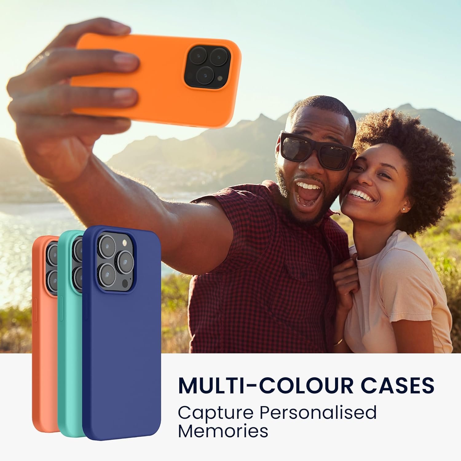 KW iPhone 15 Pro Max Θήκη Σιλικόνης Rubberized TPU - Fruity Orange - 61956.150